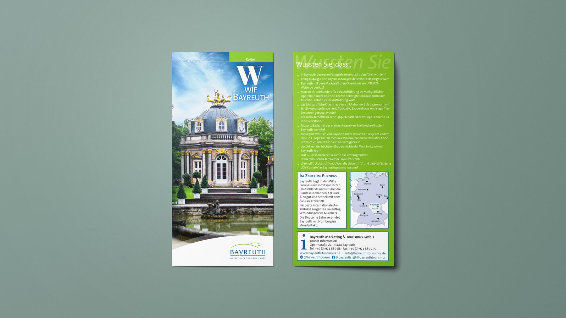 Print- und Kampagnengestaltung von KINGUNION für Bayreuth Marketing & Tourismus